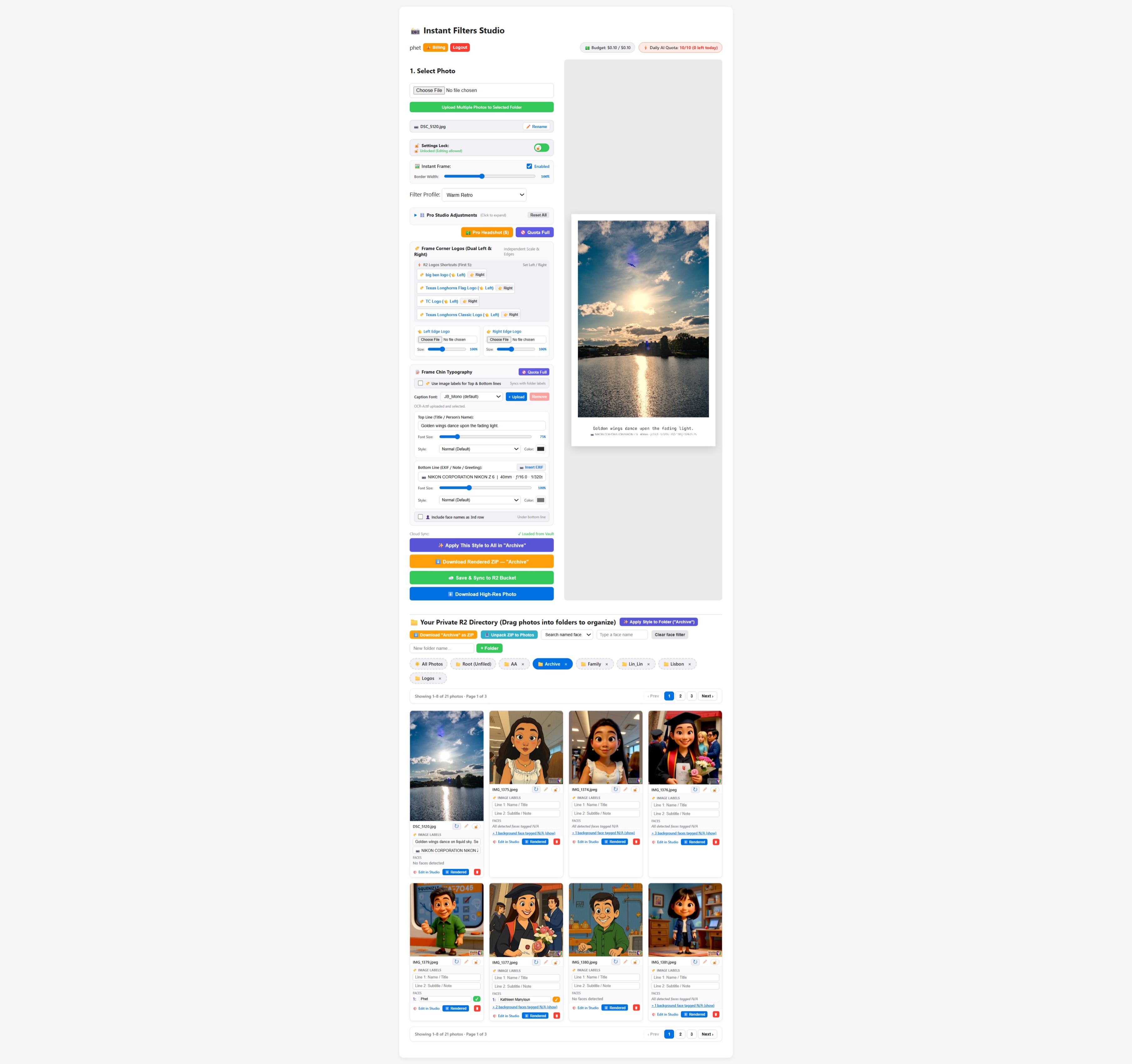 Instant Filters Studio Screenshot